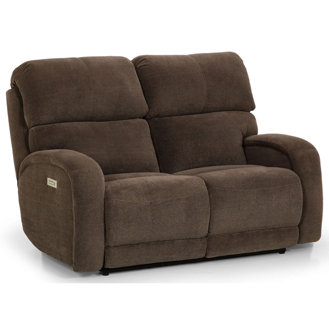Sunset Home 858 Contemporary Power Reclining Loveseat with Power